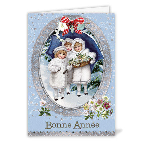 Bonne Anneé  Christmas Card