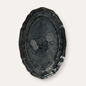 Large Oval Serving Plate Thunder