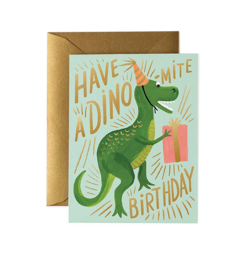 Dino-mite Birthday Card