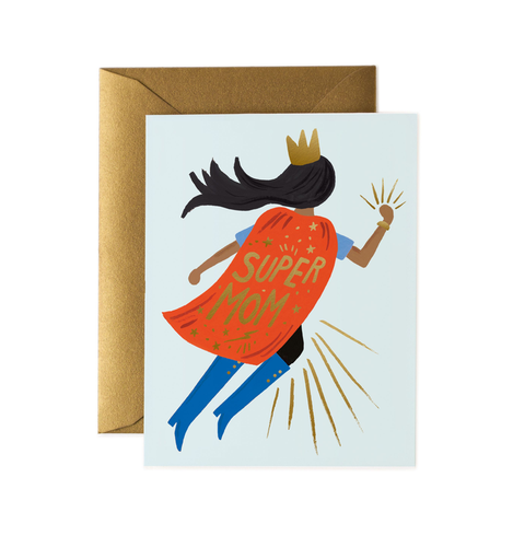 Super Mom Blue Card