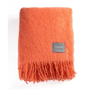 Mohair Blanket - Coral