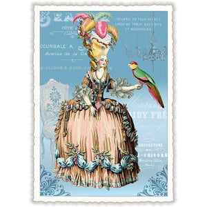 Carte Postale  Madame Birdie