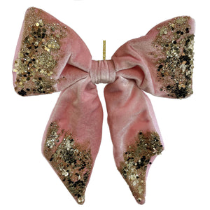 Pink Velvet Bow