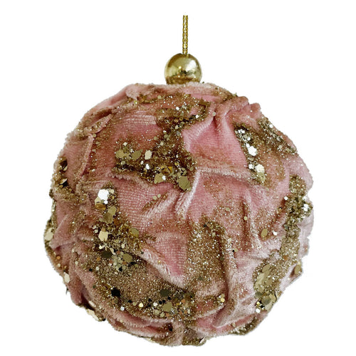 Pink Velvet Ball 8cm