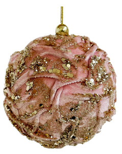 Pink Velvet Ball 10 cm