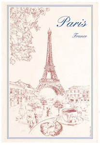 Kitchen Towel Paris Tour Eiffel