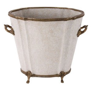 Oval Planter White Large