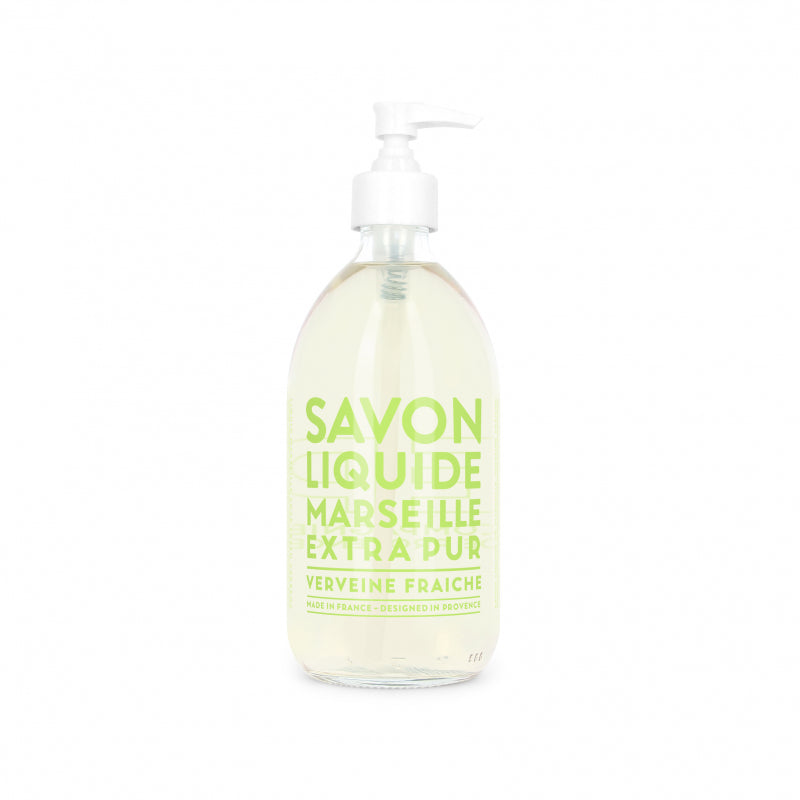 Fresh Verbena. Nydelig flytende såpe fra Compagnie de provence, Savon de Marseille.
