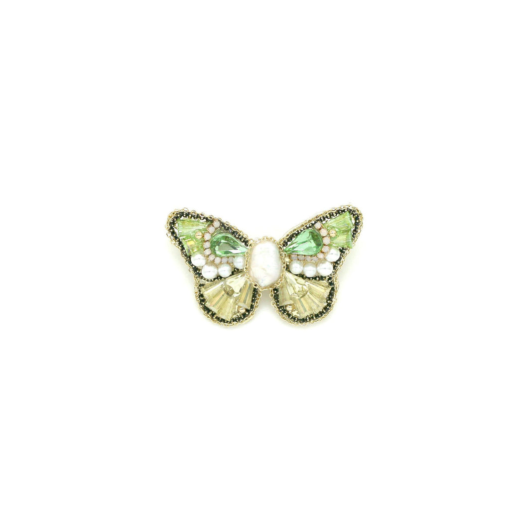 Brosch Papillon Vert