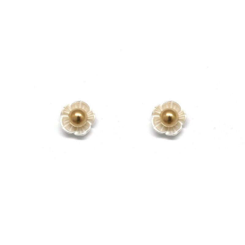 Earring Pearlshell Offwhite