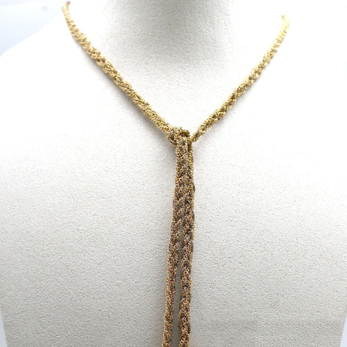 Necklace Tassel Antique Gold