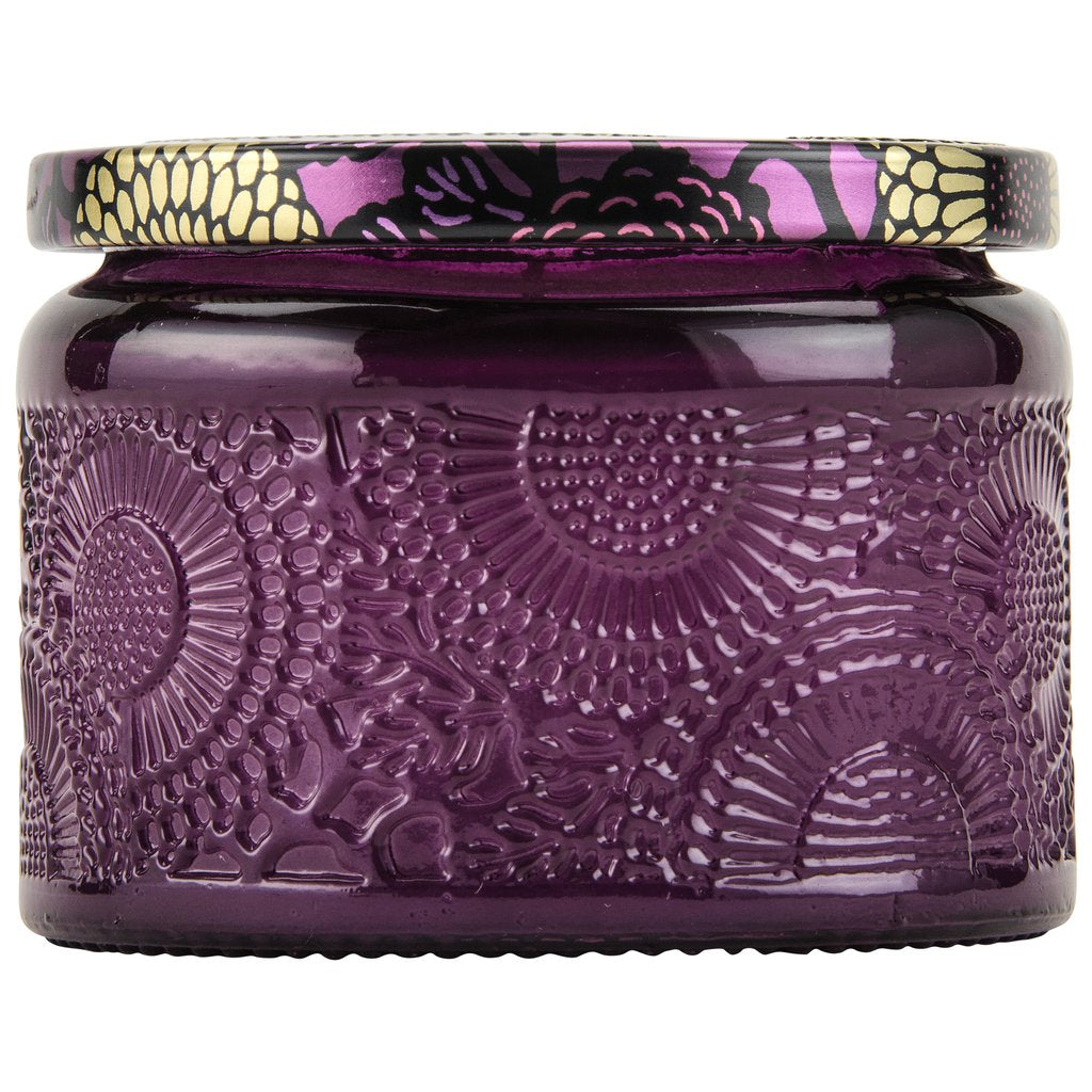 Santiago Huckleberry Colored Jar Doftljus