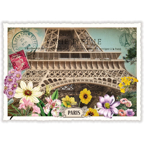 Carte Postale Paris Tour Eiffel