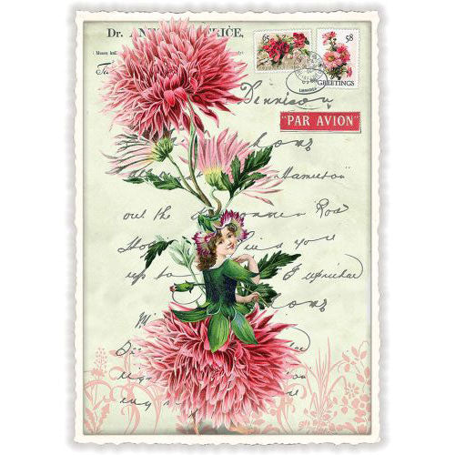 Carte Postale Aster Fairy