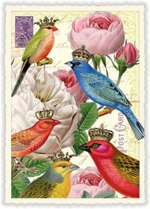 Carte Postale Peony Birds