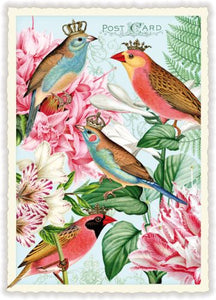 Carte Postale Flower Song Birds
