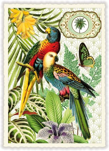 Carte Postale Botanical Birds